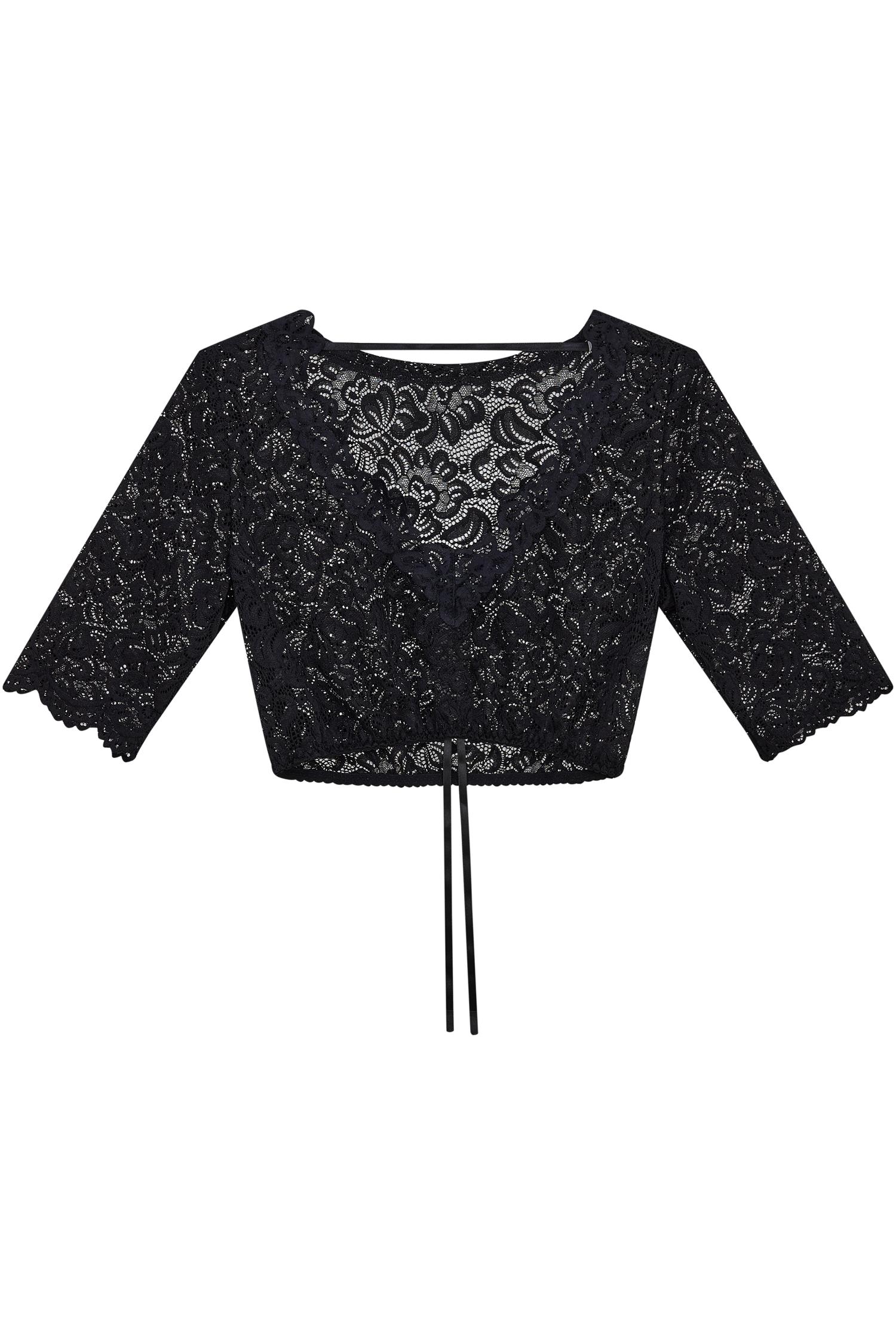 My Choice Dirndlbluse Helene in Schwarz